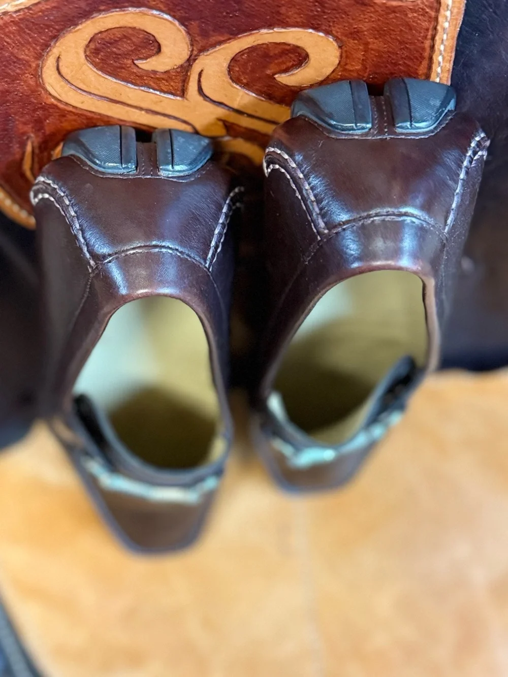 Salvatore Ferragamo Brown Leather Horsebit Driving Shoes